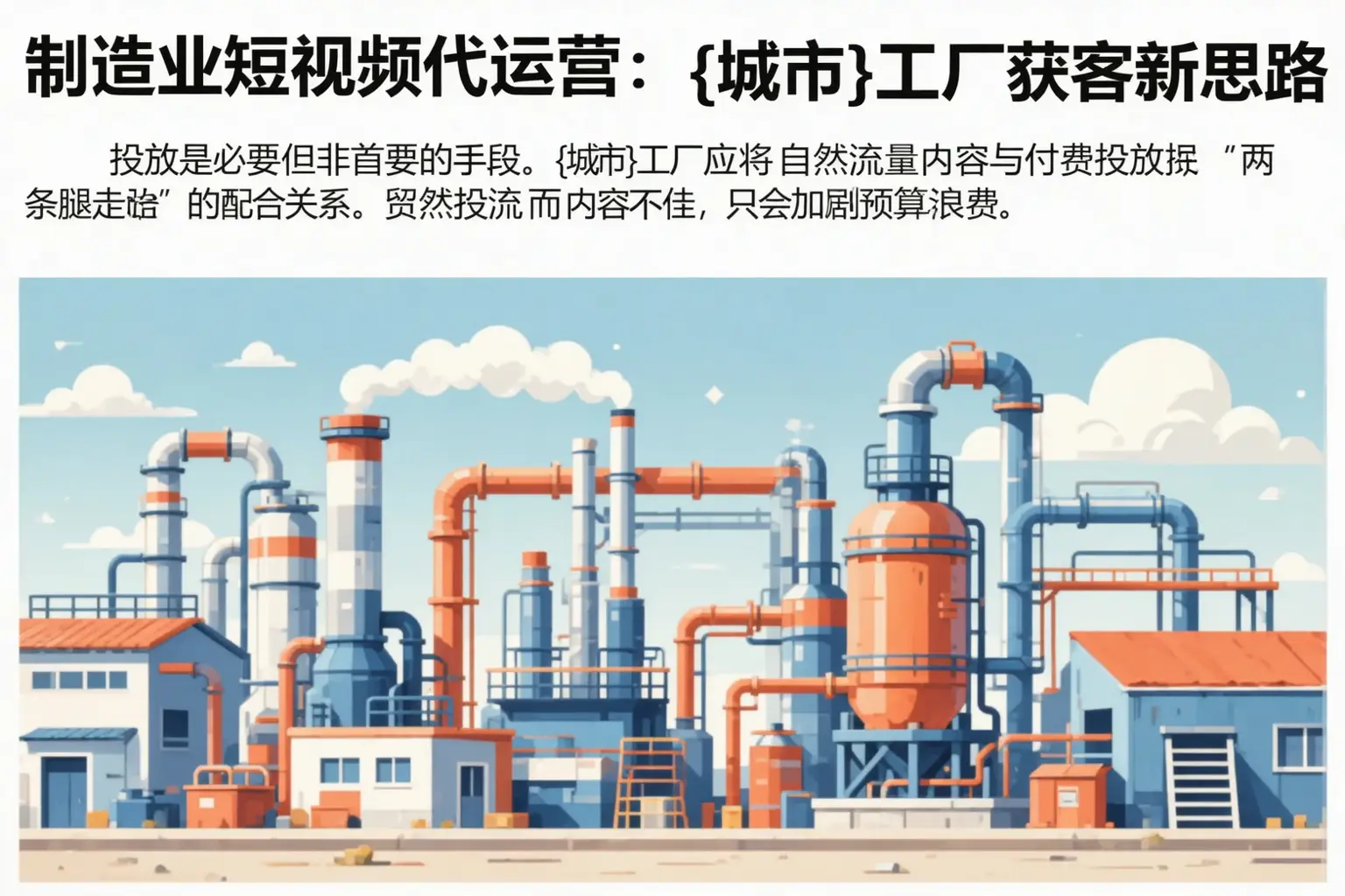 制造业短视频代运营:山阳工厂获客新思路